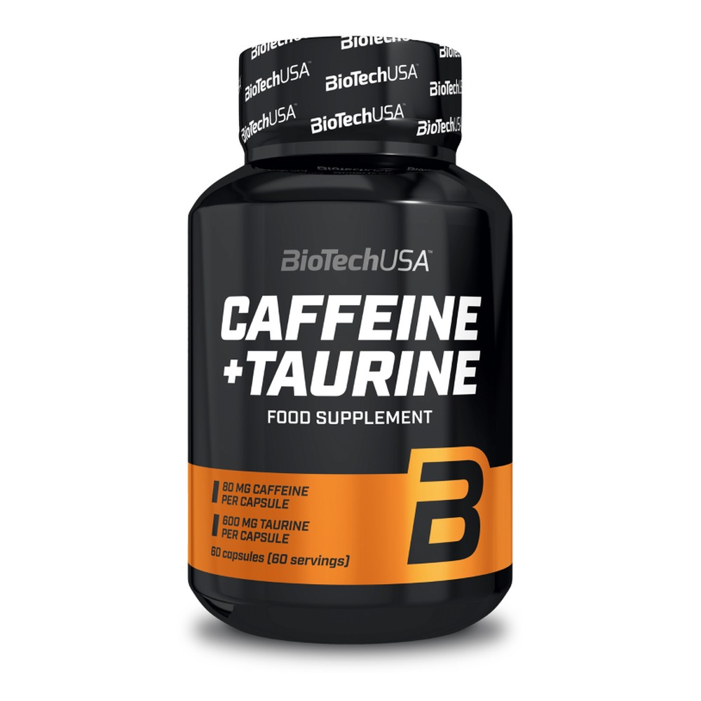 BioTechUSA Caffeine & Taurine Kofeina i tauryna 60 kapsułek