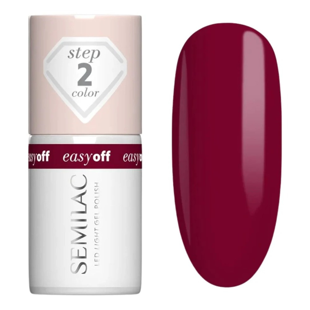 Semilac Easy Off Lakier Hybrydowy 019 Cherry Coke 7ml