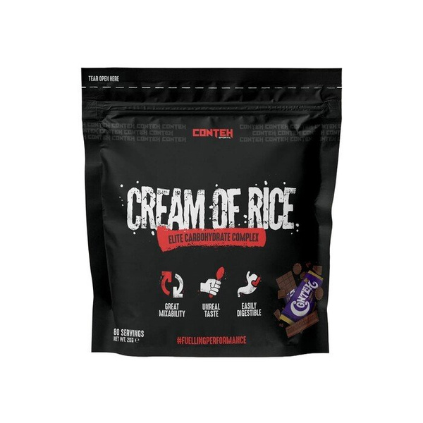 Conteh Sports Cream of Rice Triple Chocolate Elite Carbohydrate Complex for Athletes 2000g
