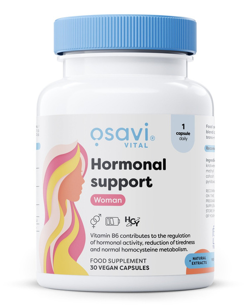 Osavi Wsparcie Hormonalne dla Kobiet 30 wegańskich kapsułek na wsparcie hormonalne