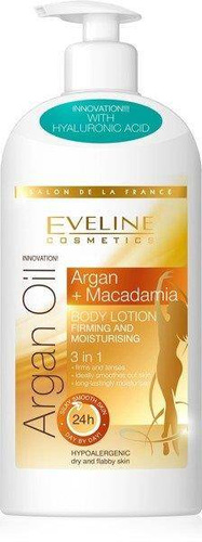 Eveline Argan Oil Macadamia Ujędrniająco-Nawilżający Balsam Do Ciała 3w1 350ml