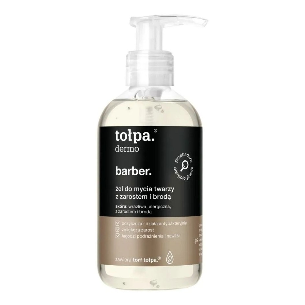 Tolpa Dermo Men Barber Żel do mycia brody i twarzy 150ml