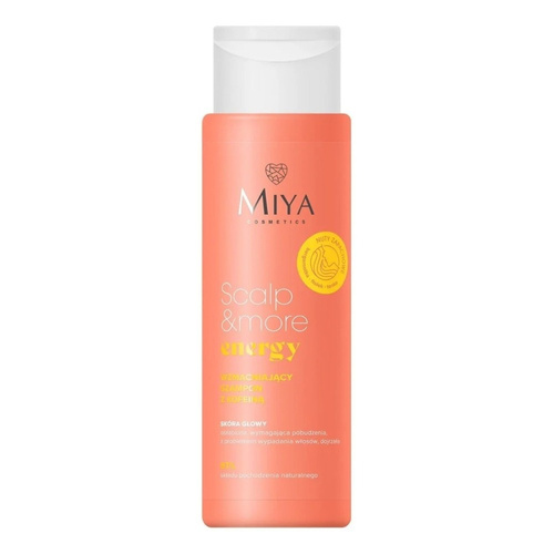 Miya Scalp More Energy Strengthening Shampoo with Caffeine for Weakened Hair with Hair Loss Problems 300ml