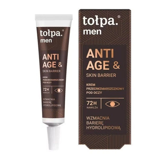 Tolpa Men Anti Age i Bariera Skóry Przeciwzmarszczkowy krem pod oczy 10ml