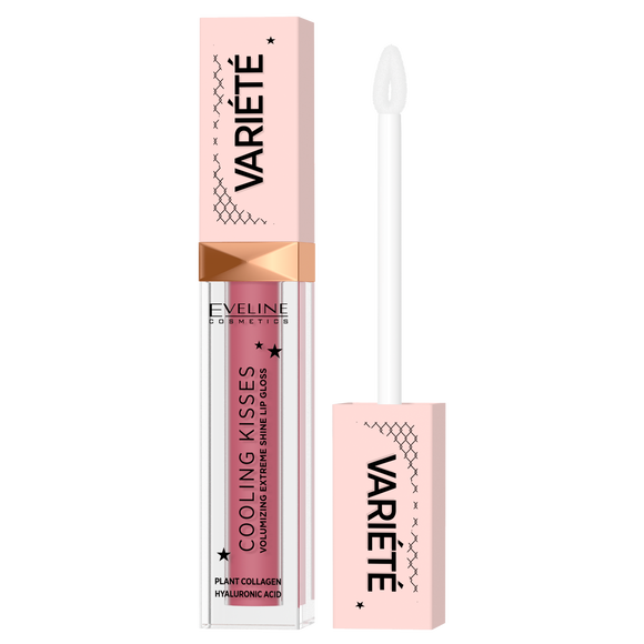 Eveline Variete Cooling Kisses Lip Gloss Enlarging Lips No. 05 New Romance 6.8ml