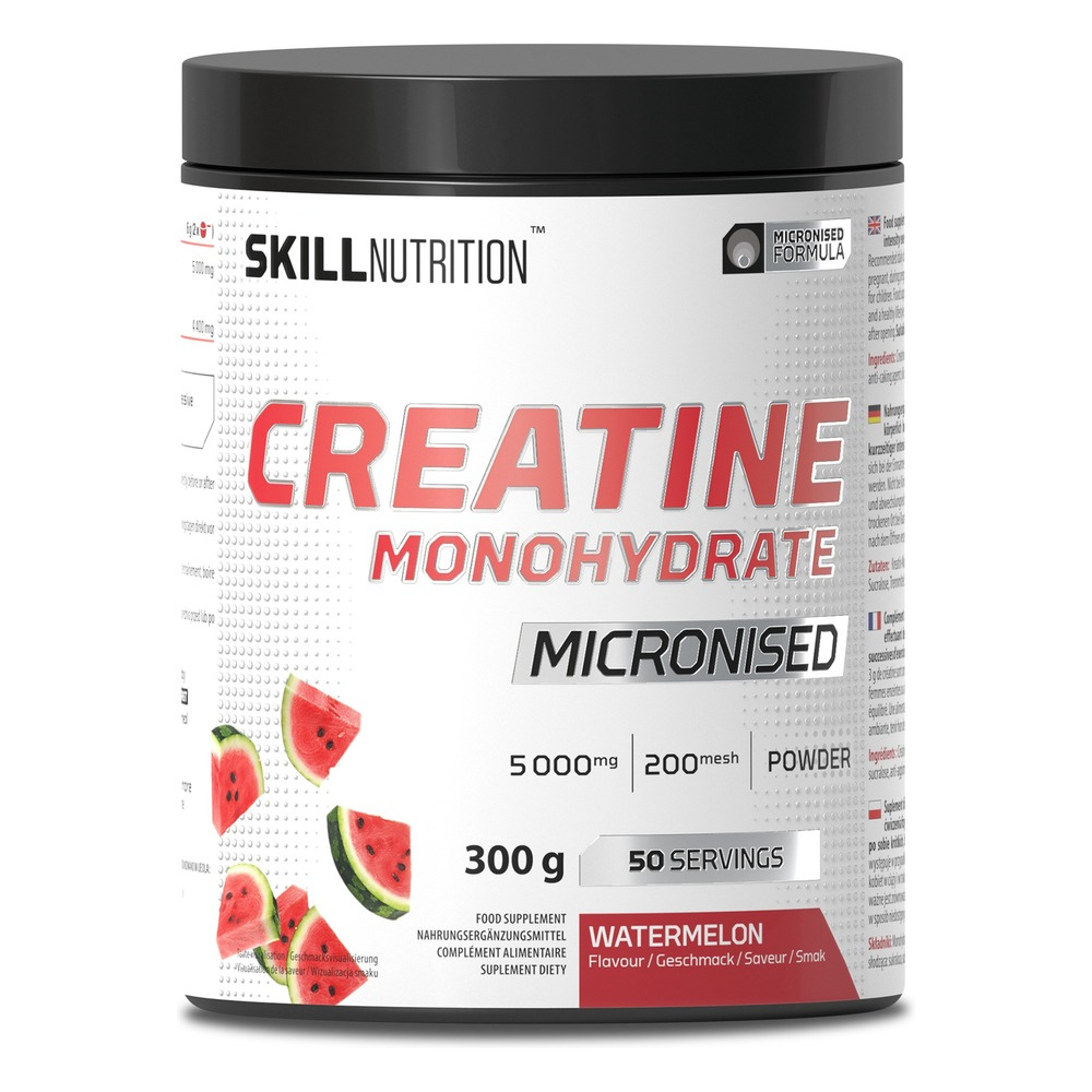 Micronised Creatine Monohydrate Flavoured, Watermelon - 300g