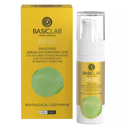 BasicLab Emulsyjne Serum Antyoksydacyjne z 6% Witaminą C 30ml Best Before 31.05.26