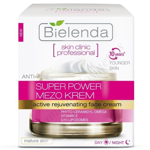 Bielenda Skin Clinic Profesjonalny Krem ​​do Twarzy na Dzień i na Noc z Fitoamidamidem Omega i Q 10 50 ml