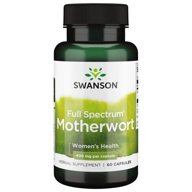 Swanson Full Spectrum Motherwort 400mg 60 Capsules