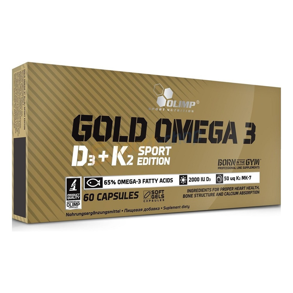Olimp Gold Omega 3 D3 + K2 Sport Edition 60 Capsules