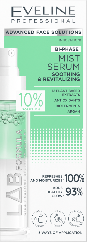 Eveline Lab Formula Dwufazowe Serum-Mgiełka Kojąco-Rewitalizująca 30ml