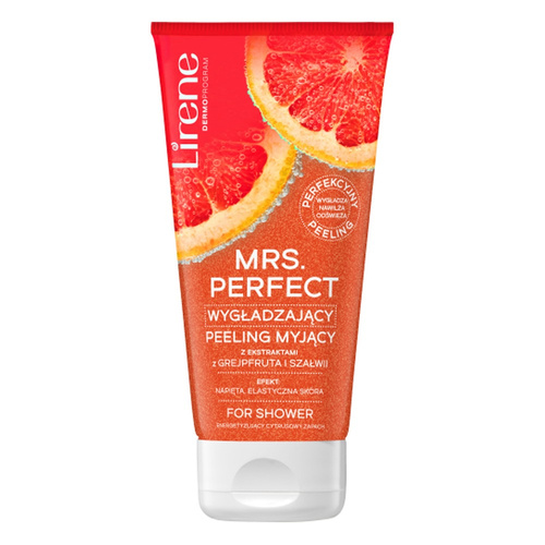 Lirene Mrs. Perfect Wygładzający Peeling z Ekstraktami z Grejpfruta i Szałwii 175g