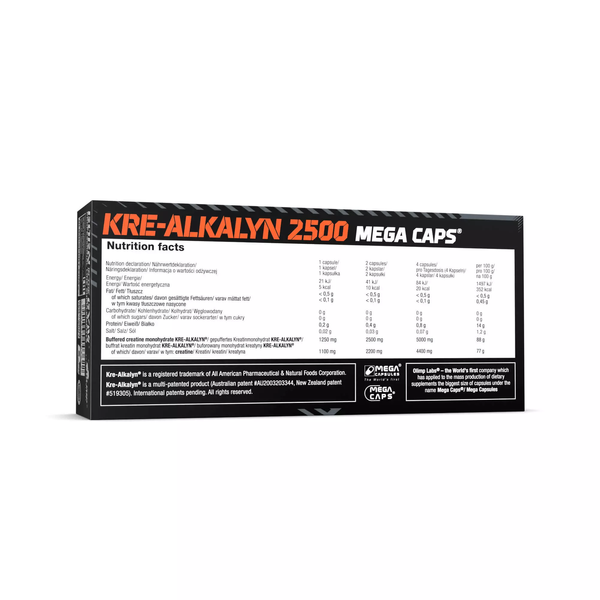 Olimp Kre-Alkalyn 2500 Mega Caps 120 Capsules