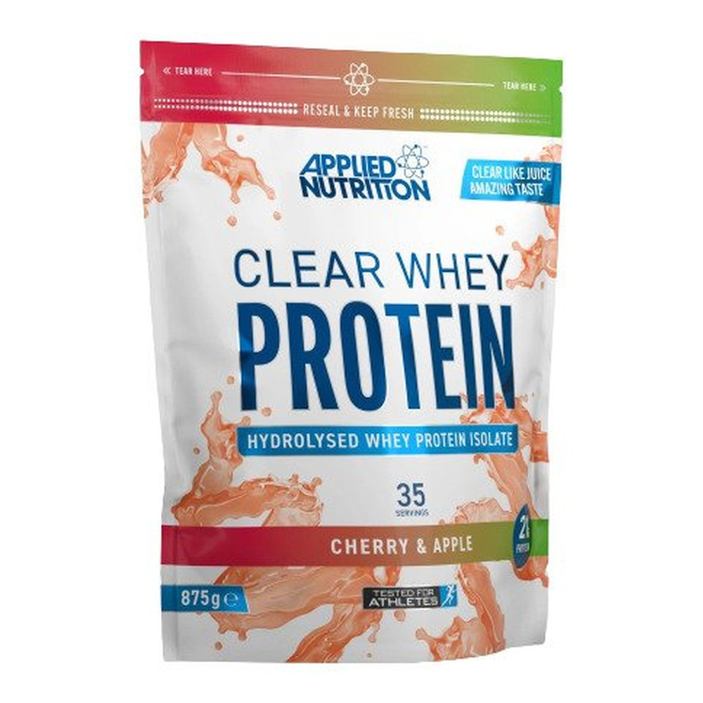 Applied Nutrition Clear Whey Protein Wiśnia i Jabłko Odżywka Białkowa Na Wzrost i Utrzymanie Mięśni 875g