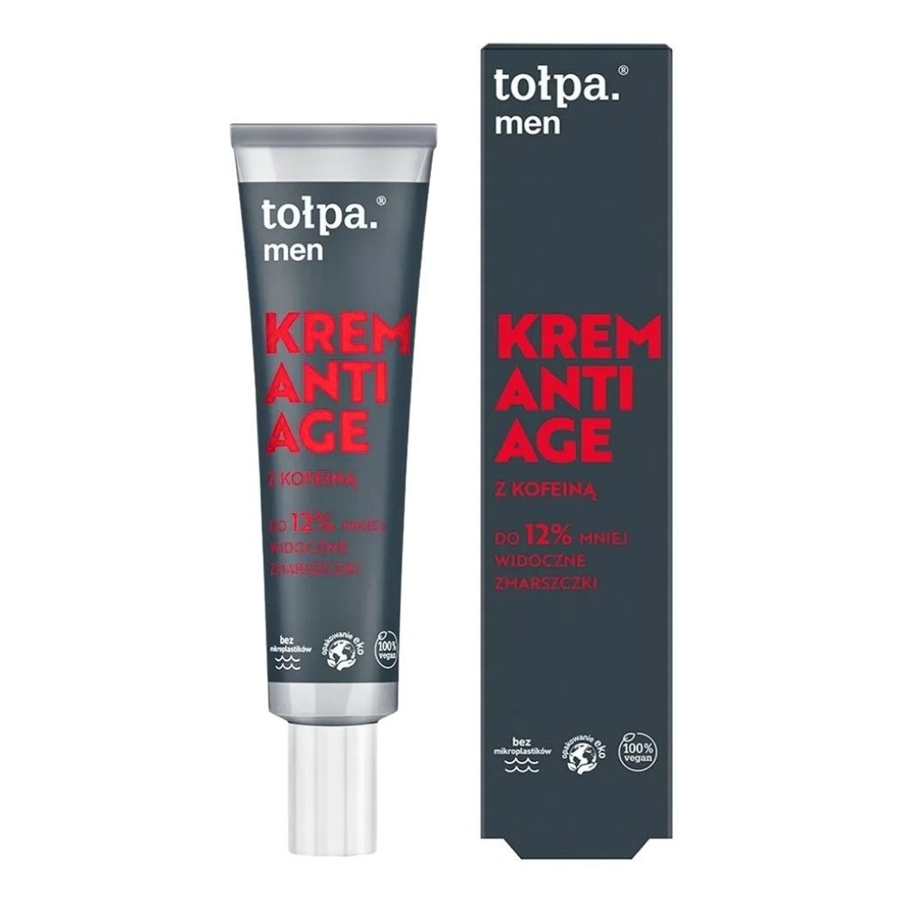 Tolpa Men Przeciwstarzeniowy Krem do Twarzy z Kofeiną 40ml