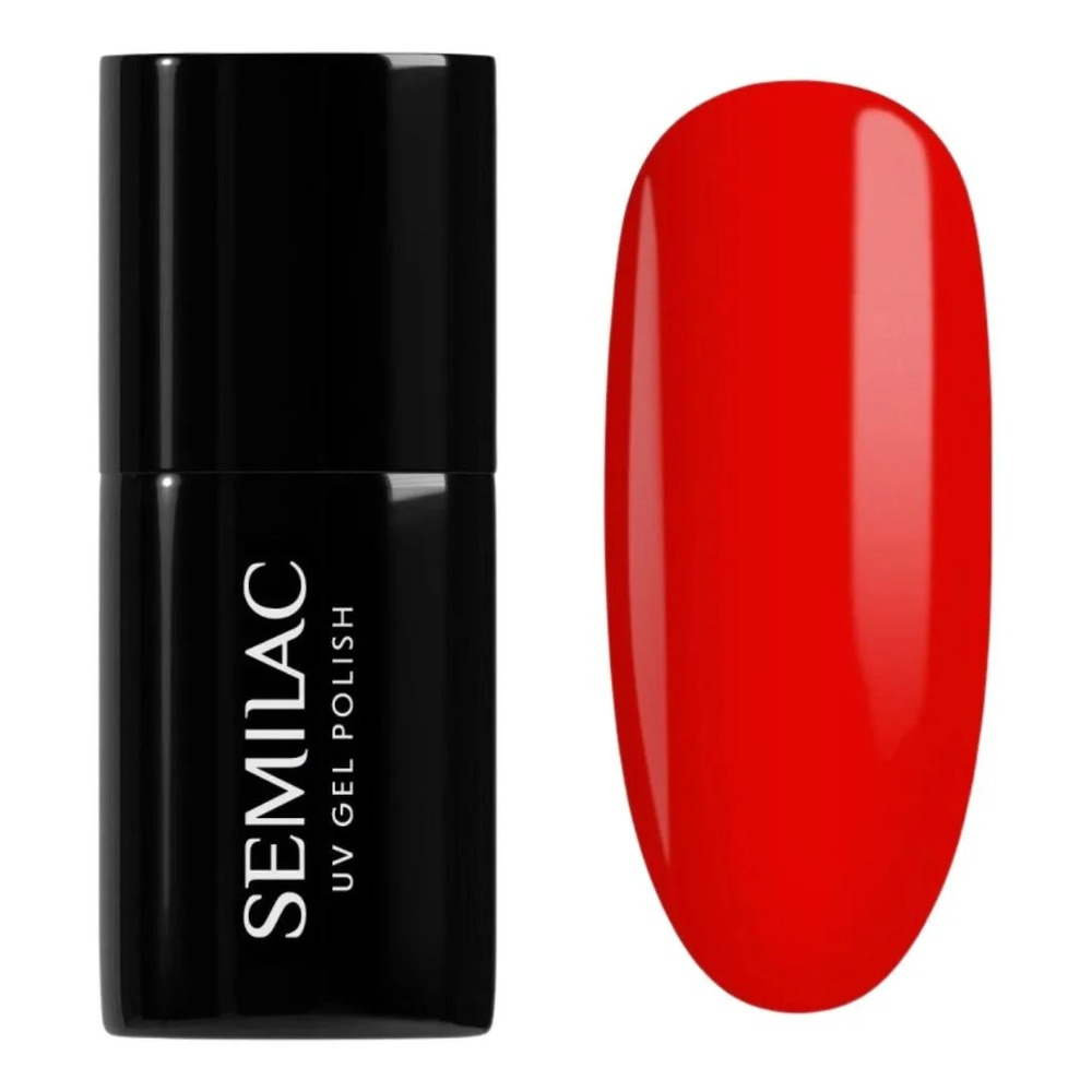 Semilac UV/LED Carnival Hybrid Gel Nail Polish - 317 Neon Red 7ml