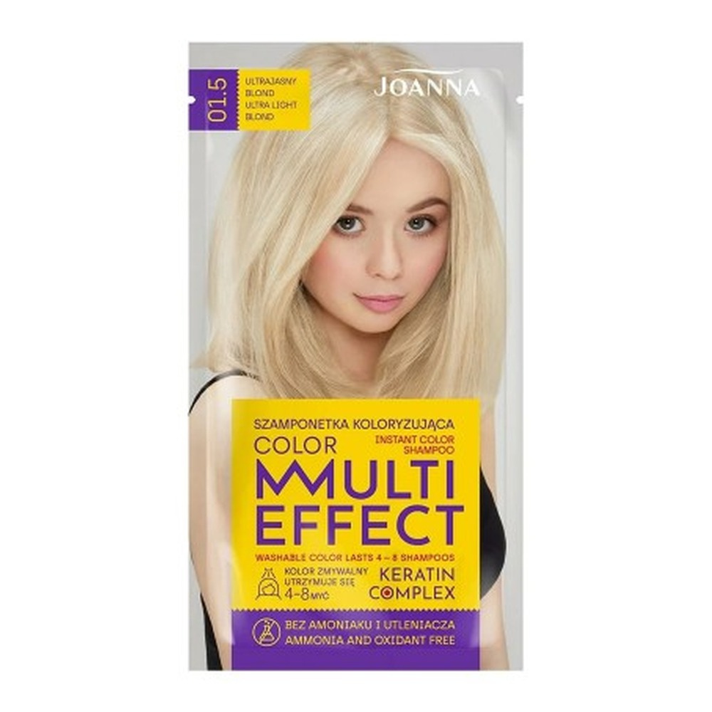 Joanna Multi Effect Color Szamponetka Koloryzująca Ultrajasny Blond 01.5 35g