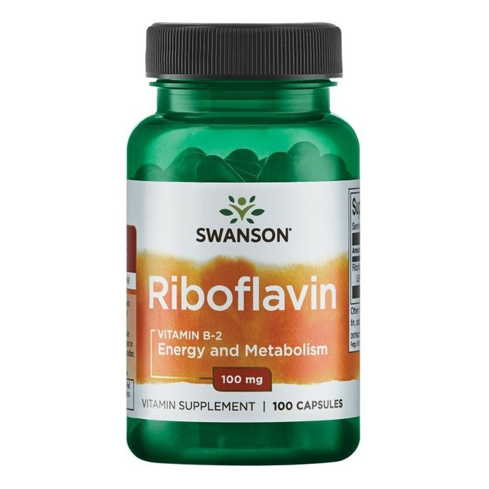 Swanson Riboflavin Vitamin B-2 100mg 100 Kapsułek