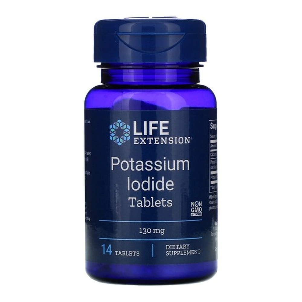 Potassium Iodide Tablets, 130mg - 14 tabs