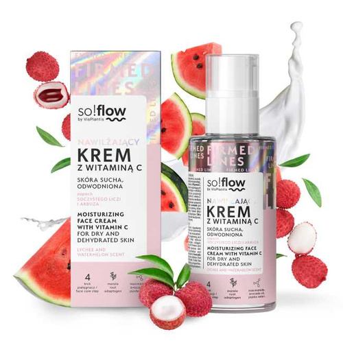 So!flow Moisturizing Cream with Vitamin C for Dry and Dehydrated Skin 50ml