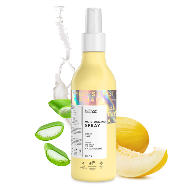So!Flow Odżywczy Spray do Włosów Kręconych o Zapachu Melona i Aloesu 150ml