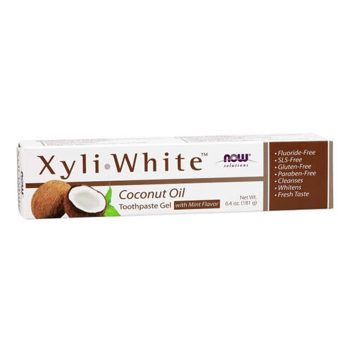 Now Foods XyliWhite Coconut Oil Toothpaste Gel 181g