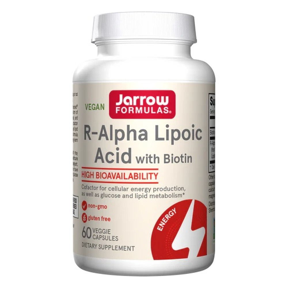 R-Alpha Lipoic Acid with Biotin - 60 vcaps