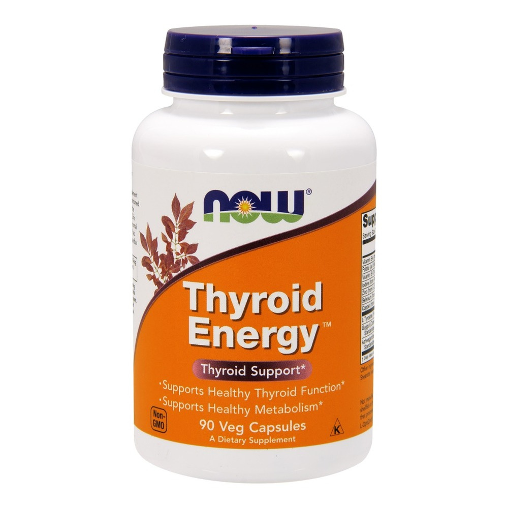 Now Foods Thyroid Energy Wspiera Zdrowie Tarczycy 90 Kapsułek