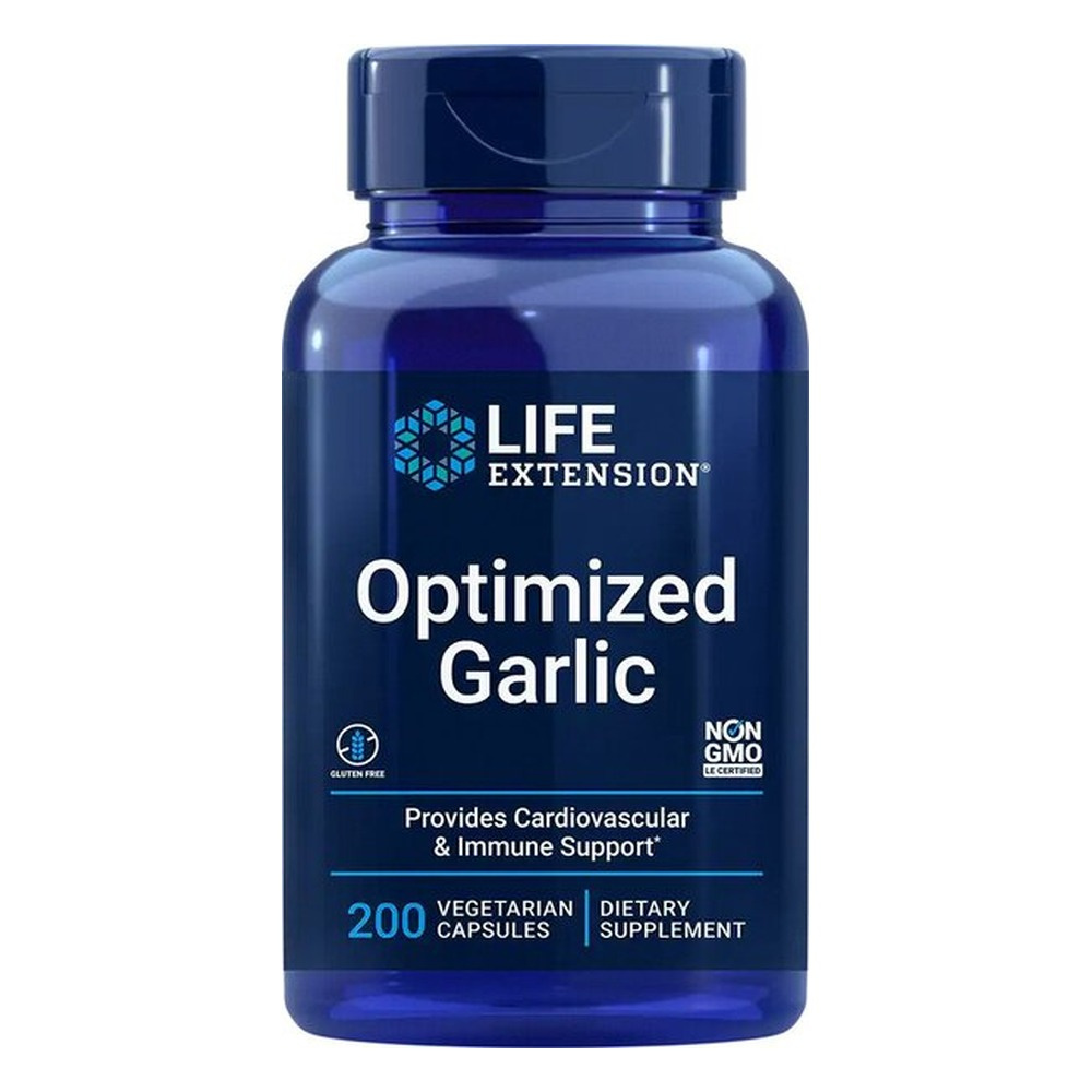 Life Extension Optimized Garlic for Immune Support and Antioxidant Action 200 Vcaps