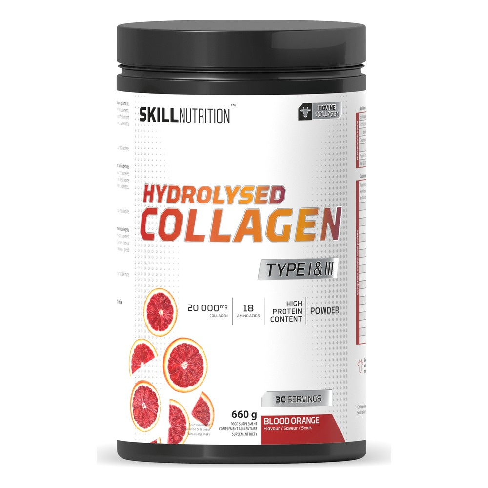 Hydrolysed Collagen Type I & III, Blood Orange - 660g