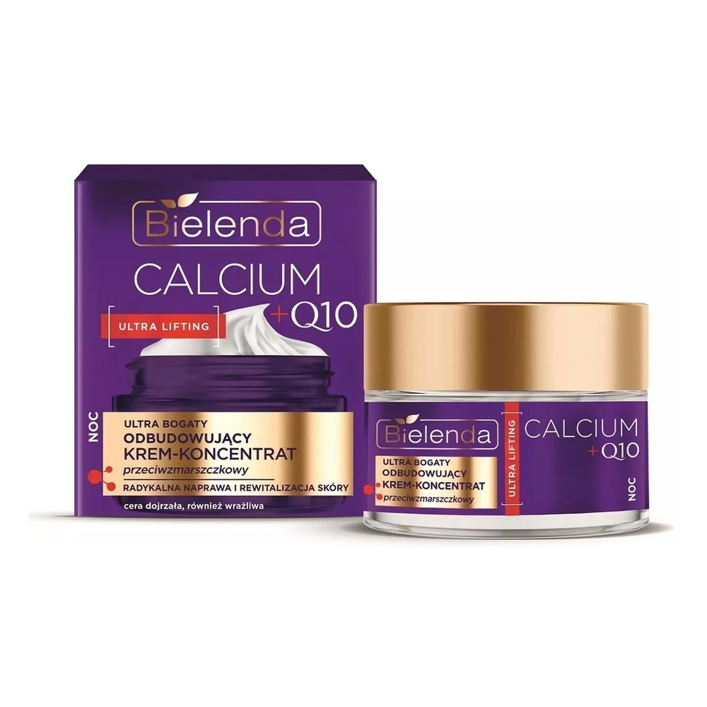Bielenda Calcium + Q10 Ultra Rich Regenerating Cream - Anti-Wrinkle Night Concentrate 50ml