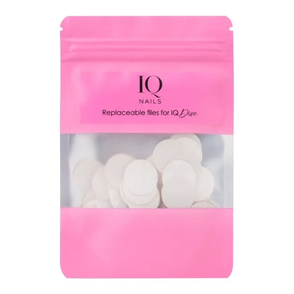 IQ Nails Wymienne Nakładki Ścierne 25 mm Gradacja 100 do Pedicure 50szt