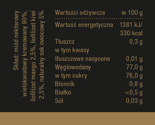 Bona Mango and Kiwi Honey 245g