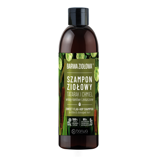 Barwa Barwa Ziołowa Szampon Ziołowy Tatarak i Chmiel dla Włosów Zniszczonych i Łamliwych 250ml