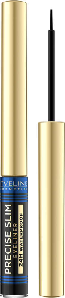 Eveline Precise Slim Ultraprecyzyjny Liner do Oczu Czarny 24H Wodoodporny 2ml