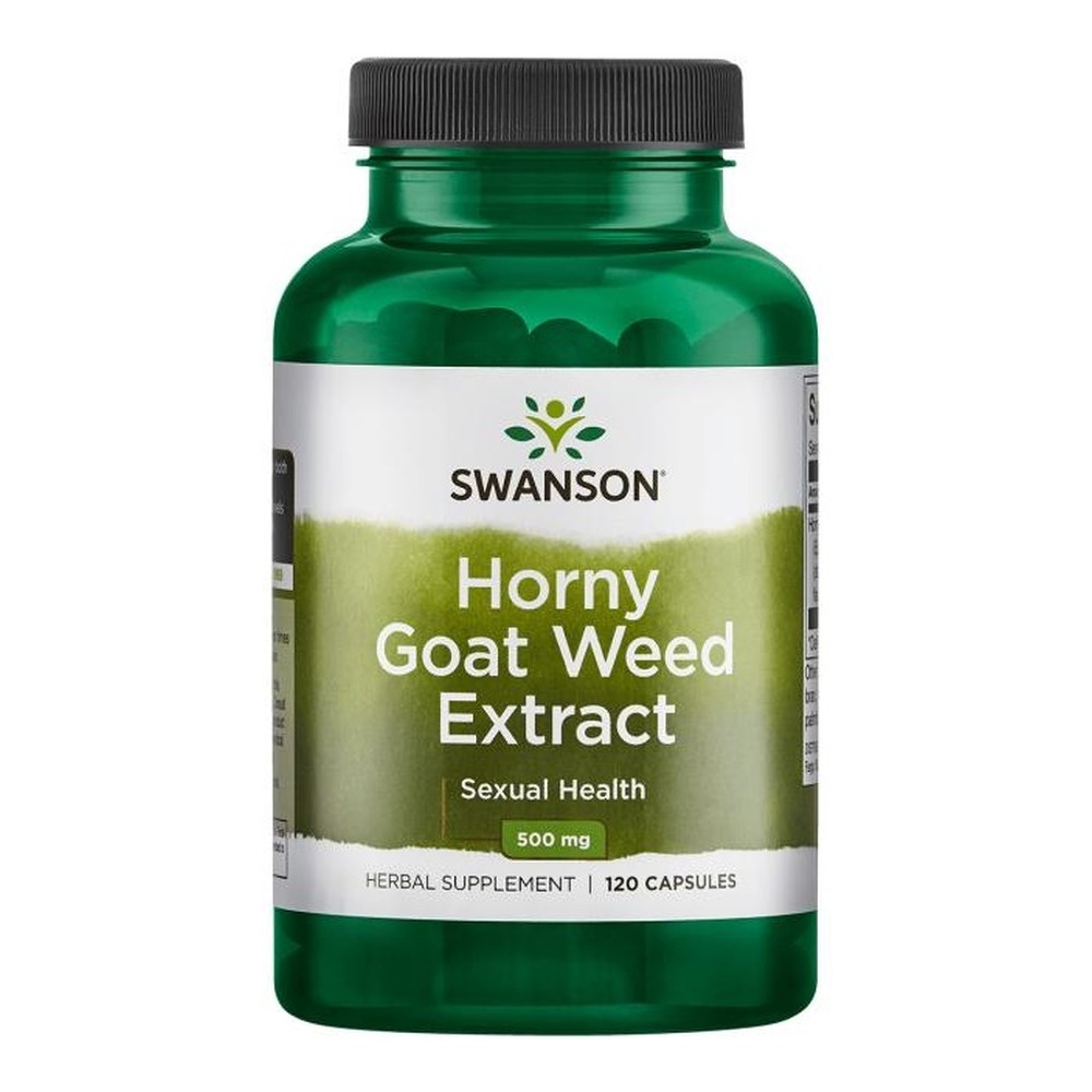 Swanson Horny Goat Weed Extract, 500mg - 120 caps