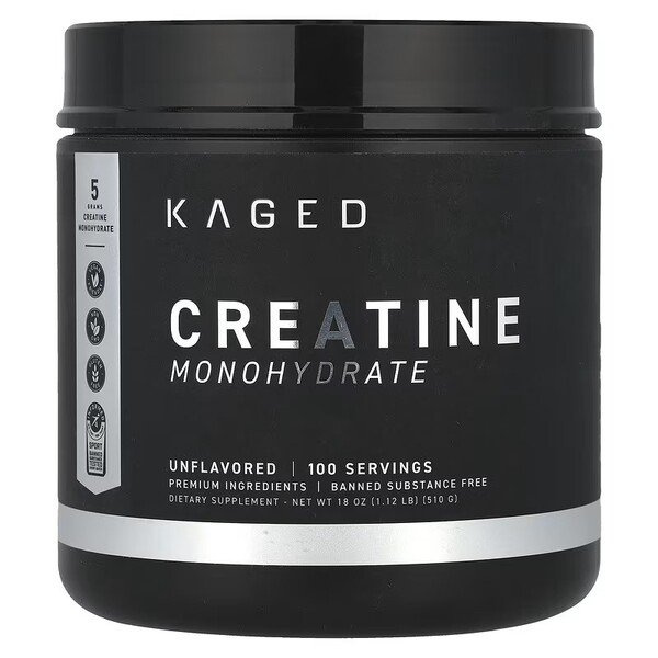 Kaged Muscle Creatine Monohydrate in Powder For Muscle Building and Strength 510g