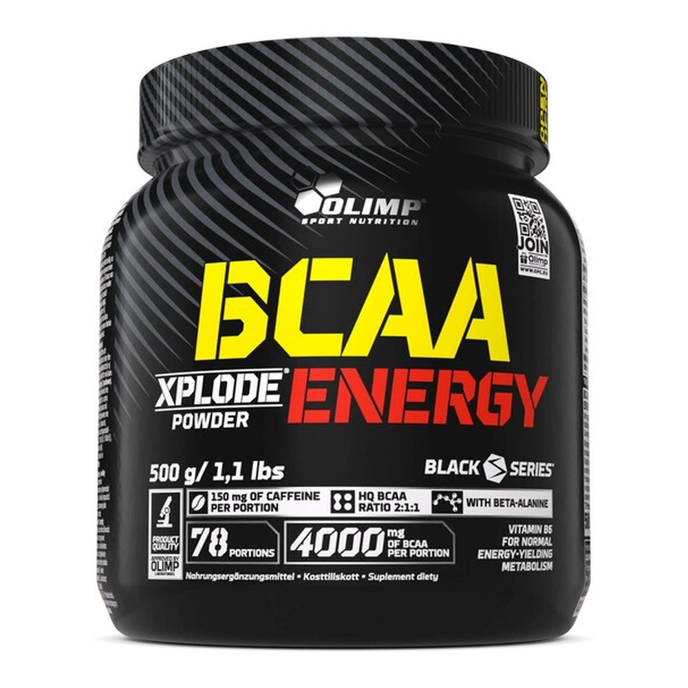 Olimp Nutrition BCAA Xplode Energy BCAA Powder with a Cola Flavour for Athletes 500g