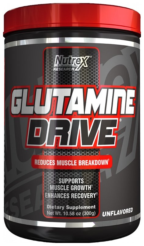 Nutrex Glutamine Drive L-Glutamina w Proszku Bezsmakowa na Regenerację Mięśni 300g