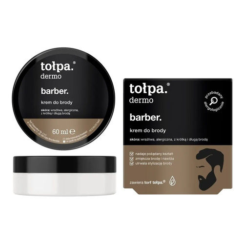 Tolpa Dermo Barber Beard Care Cream For Men Styling And Conditioning 60ml