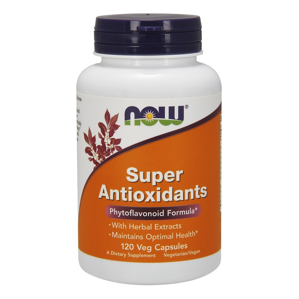 NOW Foods Super Antioxidants for Optimal Well-being 120 Veg Capsules