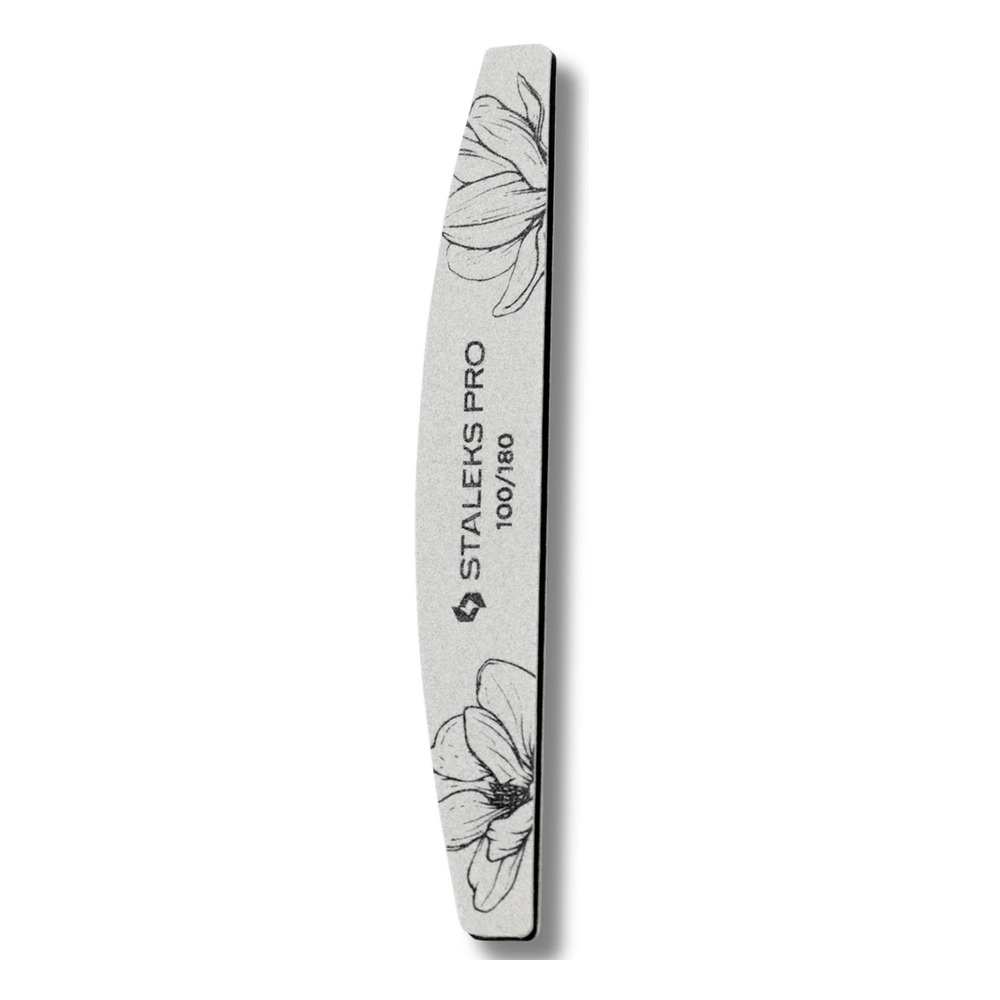 Staleks Expert Pro NFE-40 Crescent Mineral Nail File 100/180 Grit 25pcs