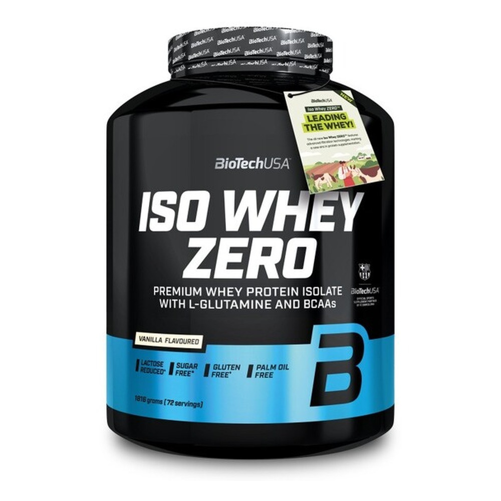 BioTechUSA Iso Whey Zero Izolat Białka Serwatkowego o Smaku Waniliowym 1816g