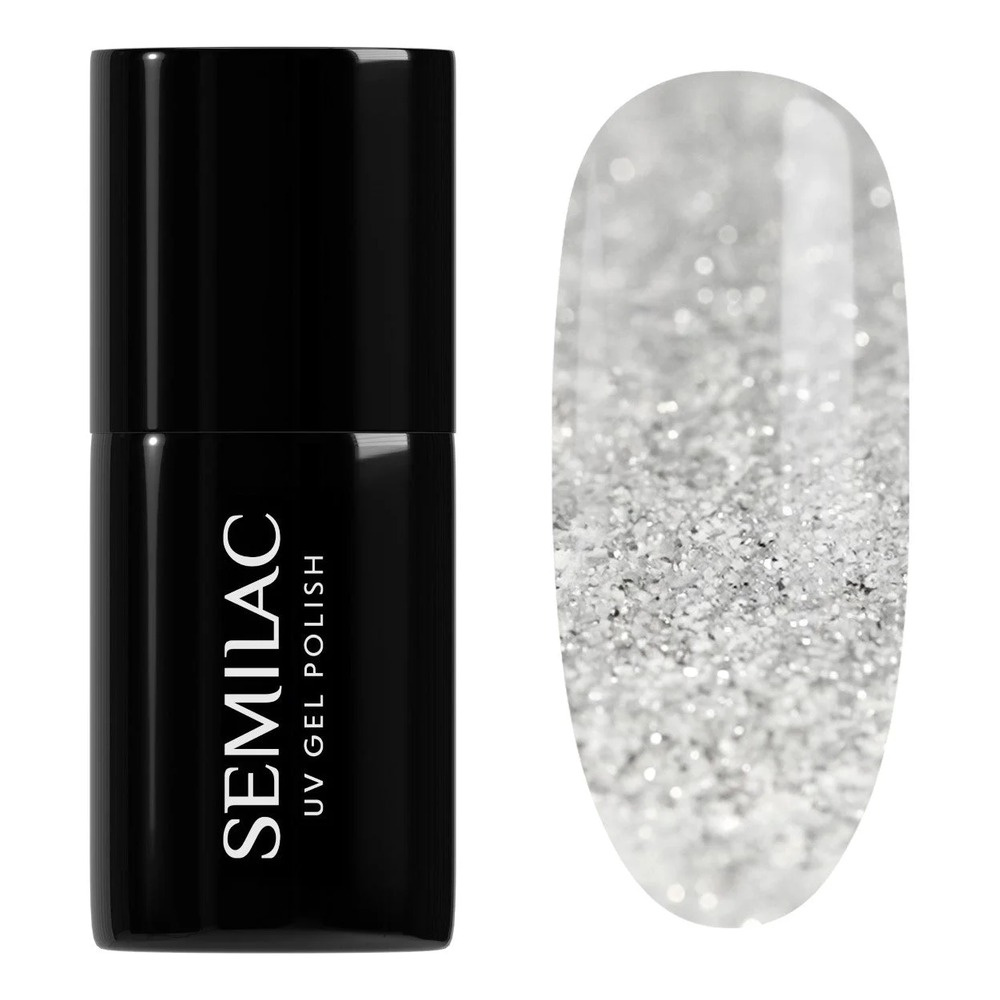 Semilac Winter Hybrid Gel Polish 605 White Flash 7ml
