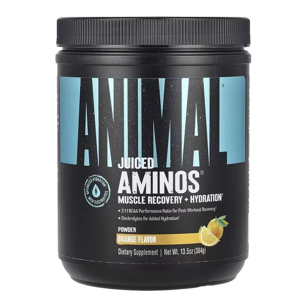 Animal Juiced Aminos Kompleks Aminokwasów BCAA i EAA w Proszku na Regenerację i Wytrzymałość 377g