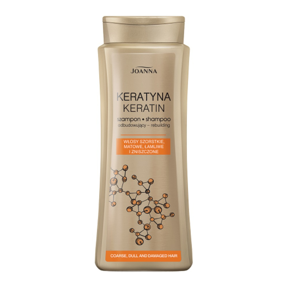 Joanna Keratin Szampon Odbudowujący dla Włosów Zniszczonych i Matowych 400ml