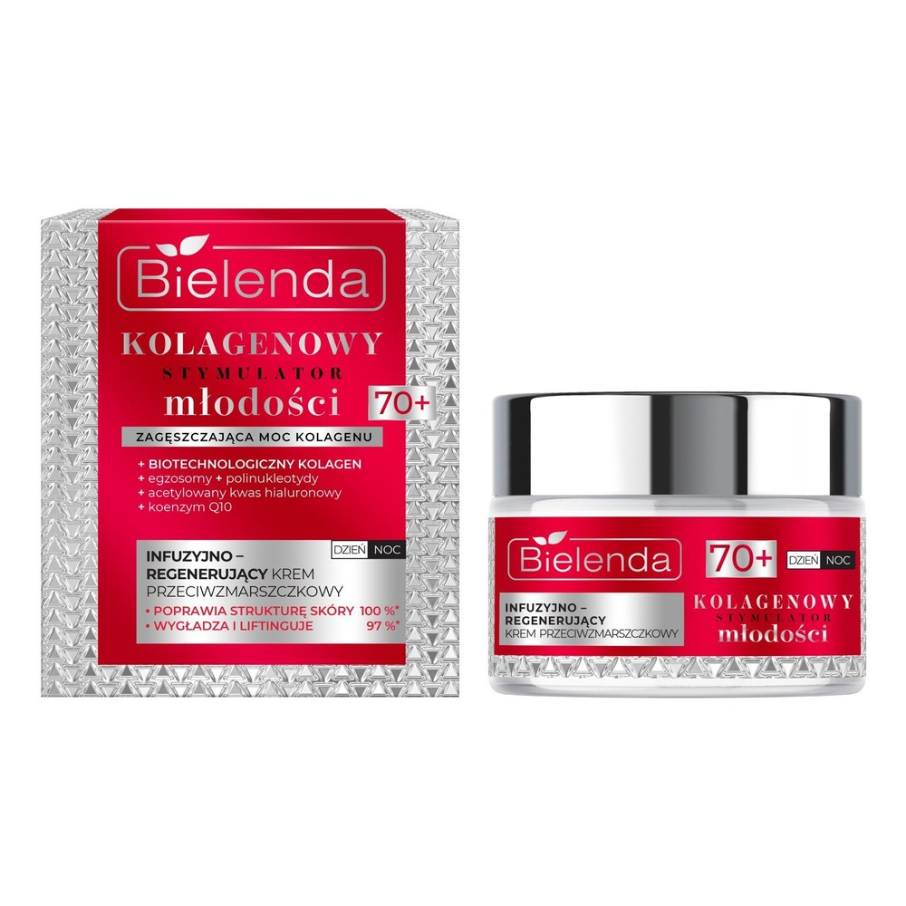 Bielenda Collage Youth Stimulator Infusion Regenerating Anti-Wrinkle Cream 70+ 50ml