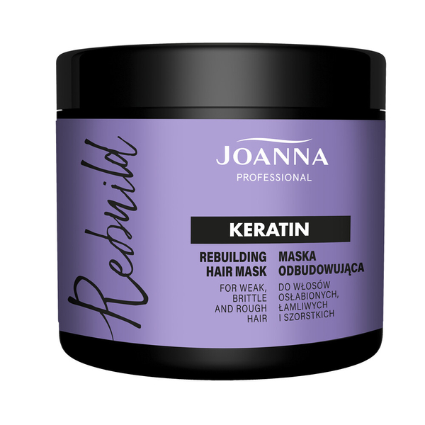 Joanna Professional Rebuilding Mask with Keratin for Brittle Hair 500ml