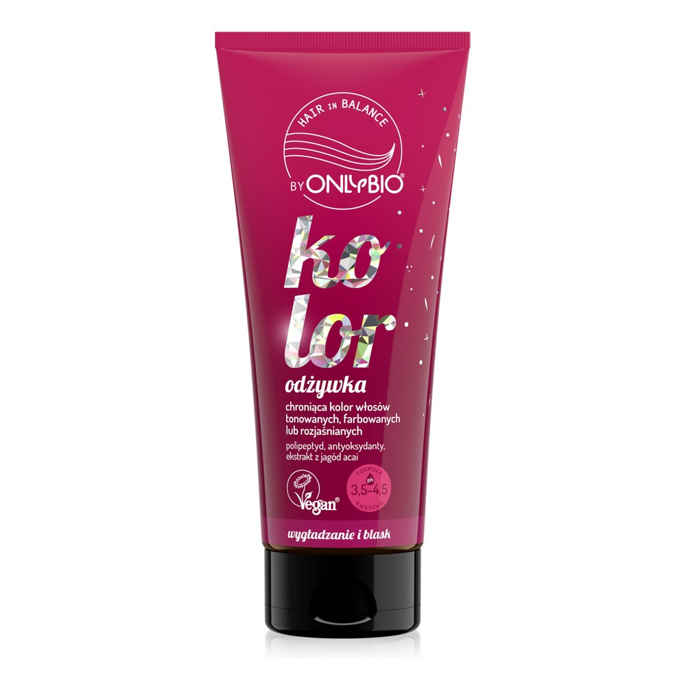 OnlyBio Hair in Balance Kolor Odżywka Wygładzająco-Ochraniająca Kolor 200ml