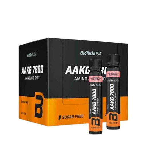 BioTechUSA AAKG 7800, Pink Grapefruit - 20 x 25 ml.